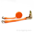 Oranye 1,2 meter ratchet tie down strap set